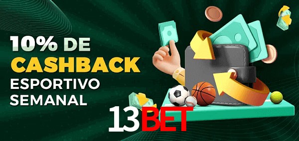 10% de bônus de cashback na 13bet